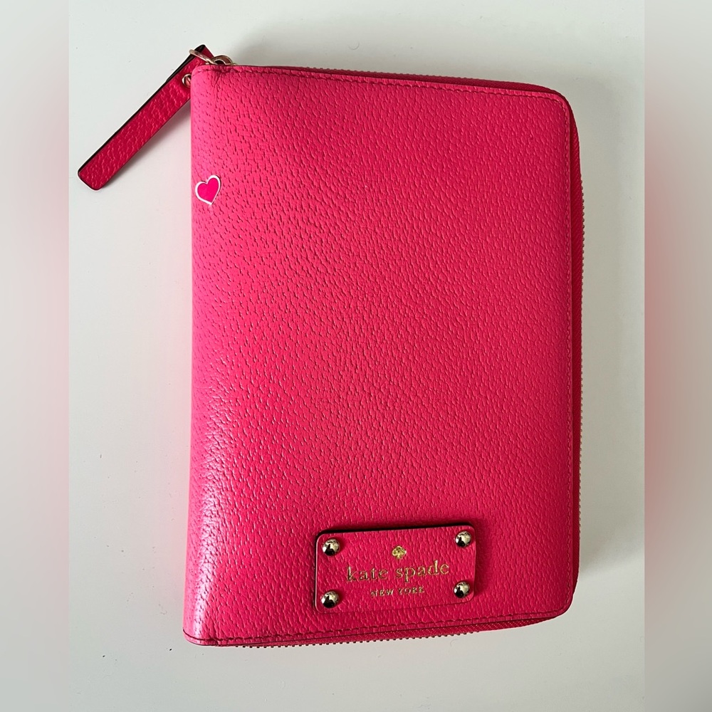 Kate Spade PINK Leather Planner